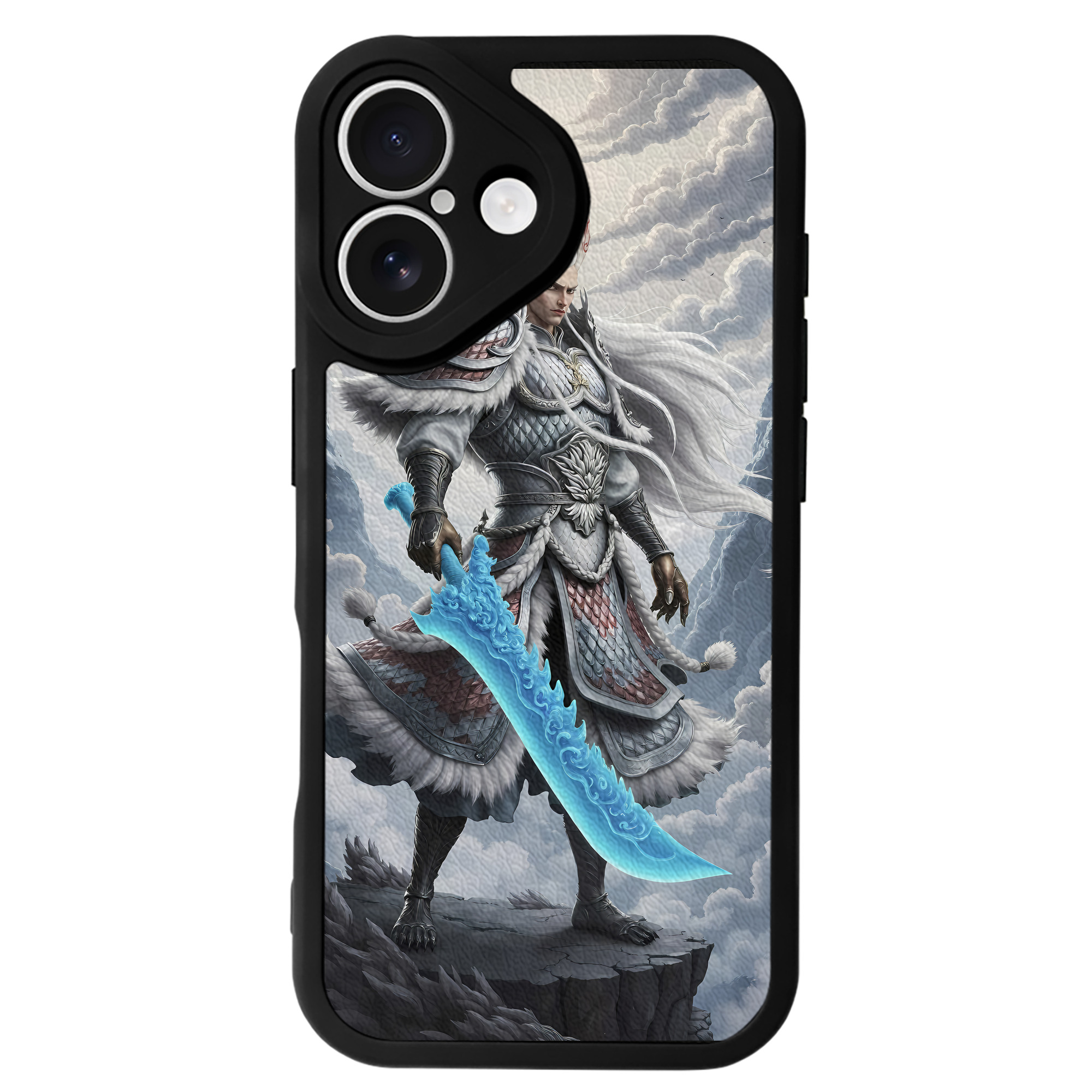 （画像用） Ne Zha 2 ナタ 魔童の大暴れ 【iPhone 16シリーズ対応】シリコンスマホケース（レザー調） 材質：シリコン